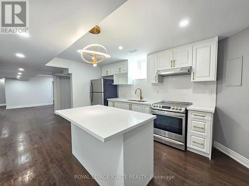 Basement - 1 Goderich Drive, Brampton, ON - Indoor Photo Showing Kitchen With Upgraded Kitchen
