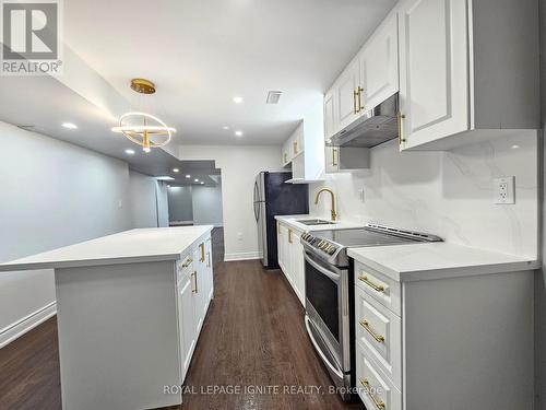 Basement - 1 Goderich Drive, Brampton, ON - Indoor Photo Showing Kitchen With Upgraded Kitchen