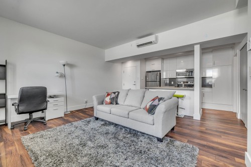 Overall view - 422-850 Av. De Vimy, Québec (La Cité-Limoilou), QC - Indoor Photo Showing Living Room