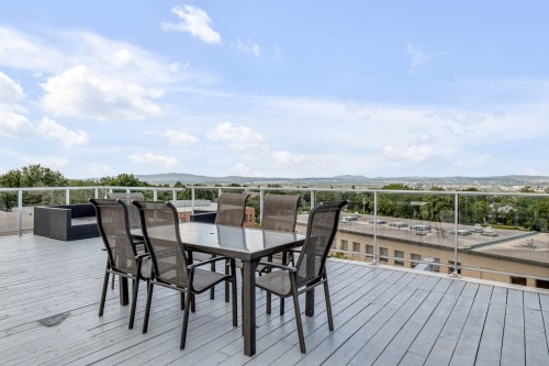 Patio - 422-850 Av. De Vimy, Québec (La Cité-Limoilou), QC - Outdoor With View