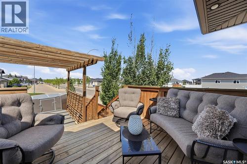727 1St Avenue N, Warman, SK - Outdoor With Deck Patio Veranda With Exterior