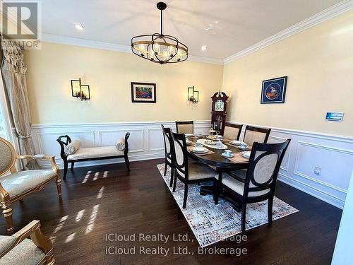 Separate dining room with lights & Smart speakers - 56 Esther Crescent, Thorold, ON - Indoor Photo Showing Dining Room