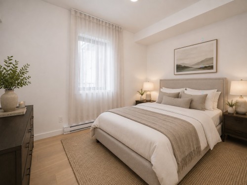 Chambre à coucher - 2569 Rue Sherbrooke E., Montréal (Le Plateau-Mont-Royal), QC - Indoor Photo Showing Bedroom