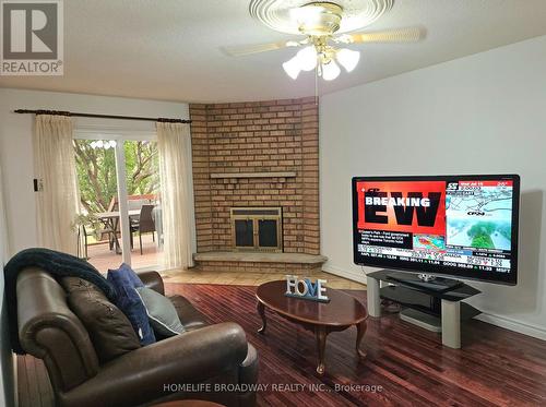 11 Perdue Court, Markham, ON - Indoor Photo Showing Living Room With Fireplace