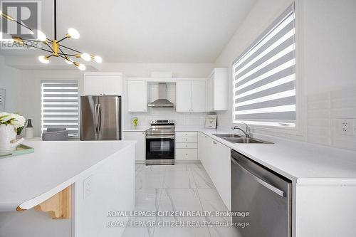 82 Closson Drive, Whitby, ON - Indoor Photo Showing Kitchen With Double Sink With Upgraded Kitchen