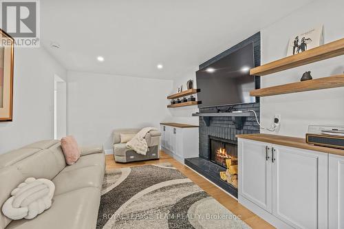 1288 Plante Drive, Ottawa, ON - Indoor Photo Showing Living Room With Fireplace