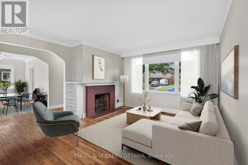 2445 Alta Vista Drive, Ottawa, ON - Indoor Photo Showing Living Room With Fireplace