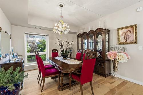 212 775 Sterling Lyon Parkway, Winnipeg, MB - Indoor Photo Showing Dining Room