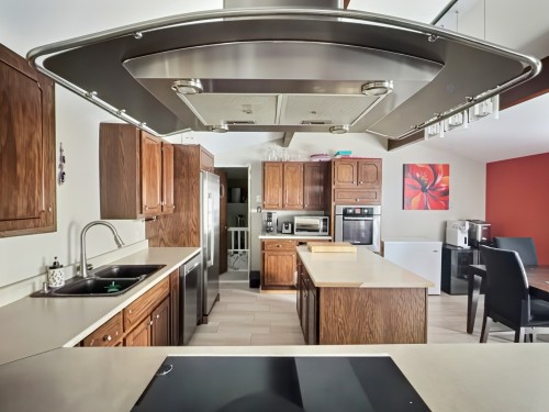 Cuisine - 1261 Rue Royale, Malartic, QC - Indoor Photo Showing Kitchen With Double Sink