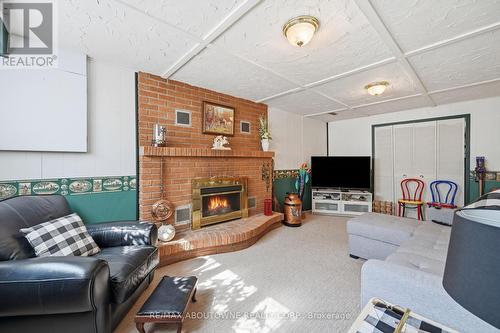 2339 Gillingham Drive, Burlington, ON - Indoor Photo Showing Living Room With Fireplace