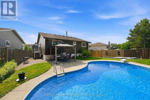 2339 Gillingham Drive, Burlington, ON - Outdoor With In Ground Pool With Backyard