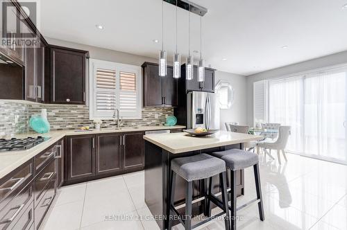 3 Lisson Crescent, Brampton, ON - Indoor Photo Showing Kitchen With Stainless Steel Kitchen With Double Sink With Upgraded Kitchen
