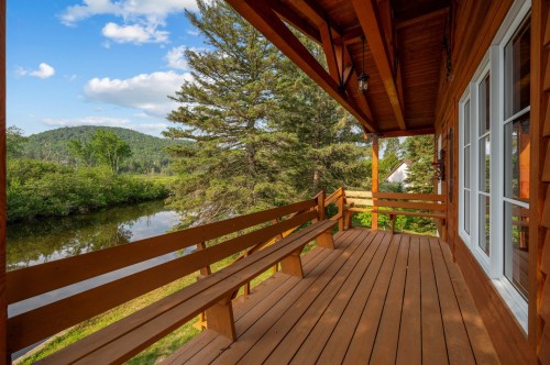 Balcon - 5300 Crois. St-Norbert, Val-Morin, QC - Outdoor With Deck Patio Veranda