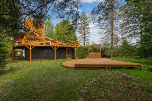 Terrasse - 5300 Crois. St-Norbert, Val-Morin, QC - Outdoor With Backyard