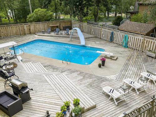 44 John Street, Shelburne, NS - Outdoor With In Ground Pool With Deck Patio Veranda