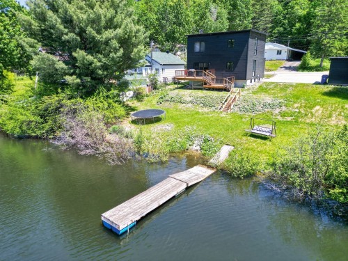 Aerial View - 405 Rue De La Montagne, Saint-Calixte, QC - Outdoor With Body Of Water