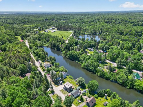 Aerial View - 405 Rue De La Montagne, Saint-Calixte, QC - Outdoor With Body Of Water With View