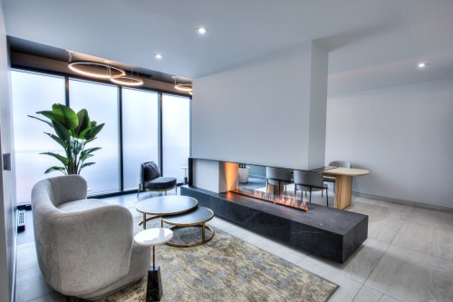 Common room - 904-605 Rue De L'Escale, Brossard, QC - Indoor With Fireplace