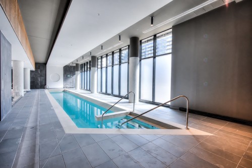 Pool - 904-605 Rue De L'Escale, Brossard, QC - Indoor Photo Showing Other Room With In Ground Pool