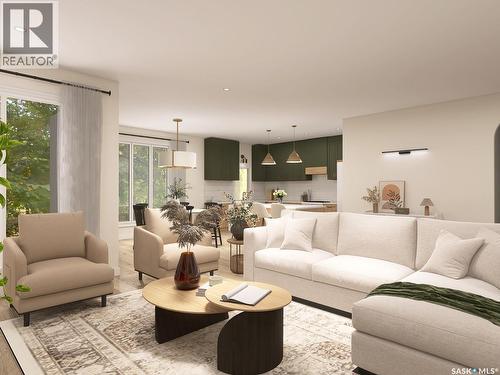 12 Sunterra Drive, Shields, SK - Indoor Photo Showing Living Room