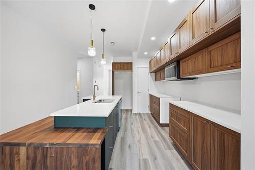 369 Berry St, Winnipeg, MB - Indoor Photo Showing Kitchen With Double Sink