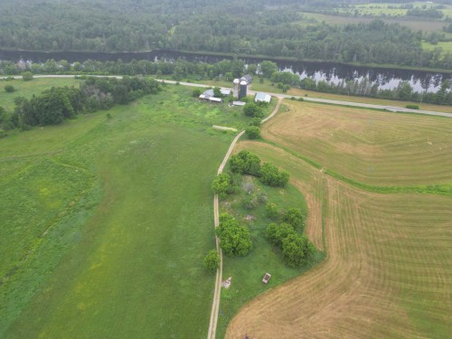 Photo aérienne - 103 Ch. De Point Comfort, Gracefield, QC 