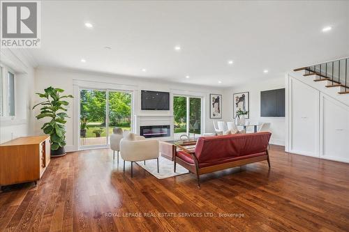 62 Windemere Road, Hamilton, ON - Indoor Photo Showing Living Room With Fireplace