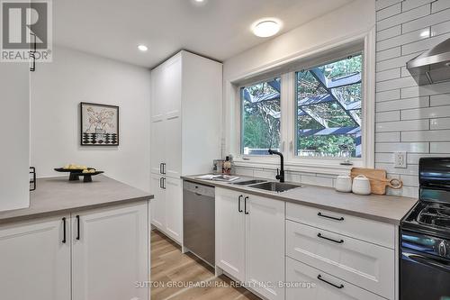 81 Yorkview Drive, Toronto, ON - Indoor Photo Showing Kitchen With Double Sink