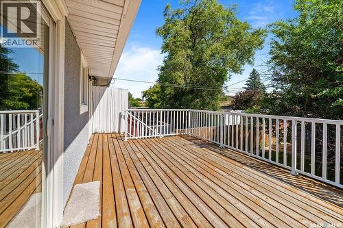 7321 Bowman Avenue, Regina, SK - Outdoor With Deck Patio Veranda With Exterior