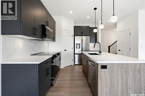 255 Doran Way, Saskatoon, SK - Indoor Photo Showing Kitchen With Upgraded Kitchen