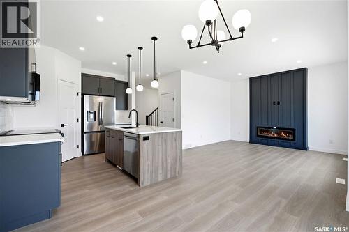 255 Doran Way, Saskatoon, SK - Indoor Photo Showing Kitchen With Upgraded Kitchen