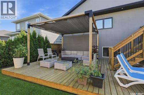 822 Werschner Court, Saskatoon, SK - Outdoor With Deck Patio Veranda With Exterior