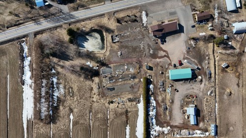 Aerial View - 64 Route 230 O., Saint-Pascal, QC -  With View