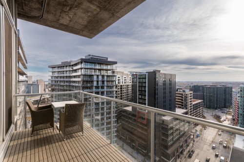 Balcony - Ph4-1045 Rue Wellington, Montréal (Le Sud-Ouest), QC - Outdoor With View