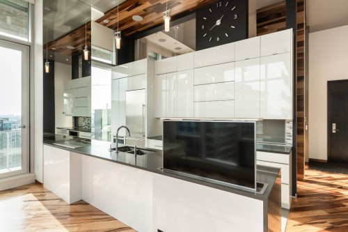 Kitchen - Ph4-1045 Rue Wellington, Montréal (Le Sud-Ouest), QC - Indoor Photo Showing Kitchen