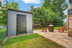 Shed and Patio in Rear Yard - 