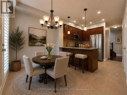 Virtual staging: Breakfast area/Kitchen - 5409 Bestview Way, Mississauga, ON - Indoor Photo Showing Dining Room