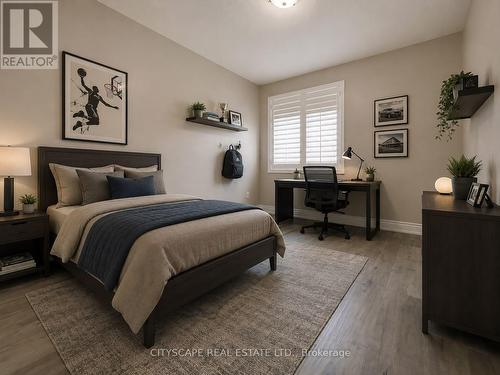 Virtual staging bedroom - 5409 Bestview Way, Mississauga, ON - Indoor Photo Showing Bedroom