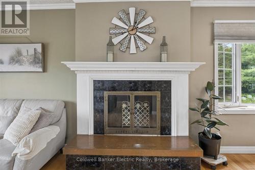1657 4Th Line, Douro-Dummer, ON - Indoor Photo Showing Living Room With Fireplace