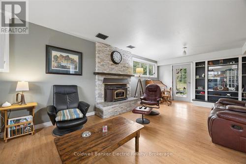 1657 4Th Line, Douro-Dummer, ON - Indoor Photo Showing Living Room With Fireplace