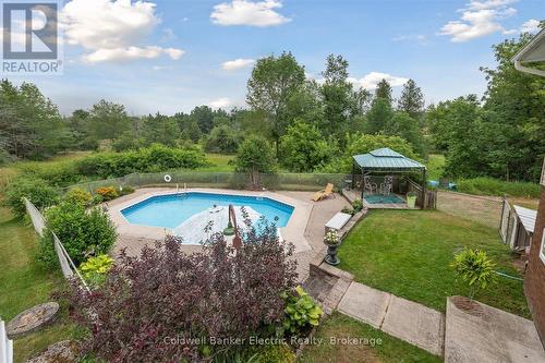 1657 4Th Line, Douro-Dummer, ON - Outdoor With In Ground Pool With Backyard