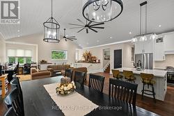 Dining Area Over Looking Kitchen and Living Room - 
