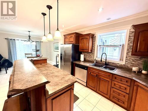 2 Matthews Place, Springdale, NL - Indoor Photo Showing Kitchen With Double Sink