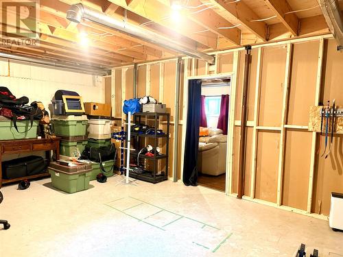 2 Matthews Place, Springdale, NL - Indoor Photo Showing Basement