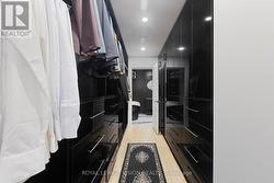 Walk-in and walk-out wardrobe area - 