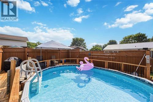 172 Templeton Crescent, St Clair, ON - Outdoor With Above Ground Pool