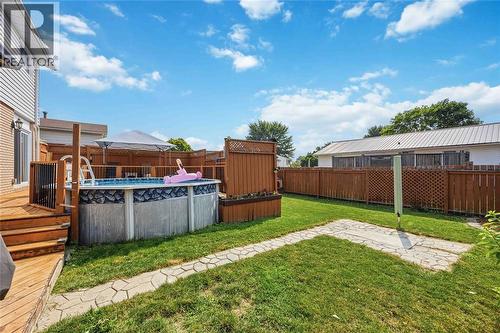 172 Templeton Crescent, St Clair, ON - Outdoor With Above Ground Pool
