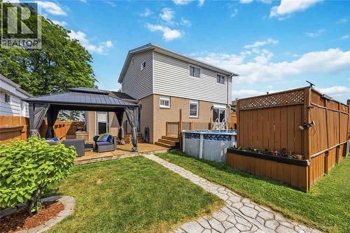 172 Templeton Crescent, St Clair, ON - Outdoor With Above Ground Pool With Deck Patio Veranda With Exterior
