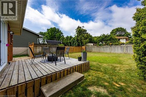 53 Miller Crescent, Simcoe, ON - Outdoor With Deck Patio Veranda With Exterior