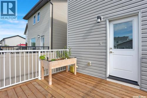 7945 Flax Avenue, Regina, SK - Outdoor With Deck Patio Veranda With Exterior